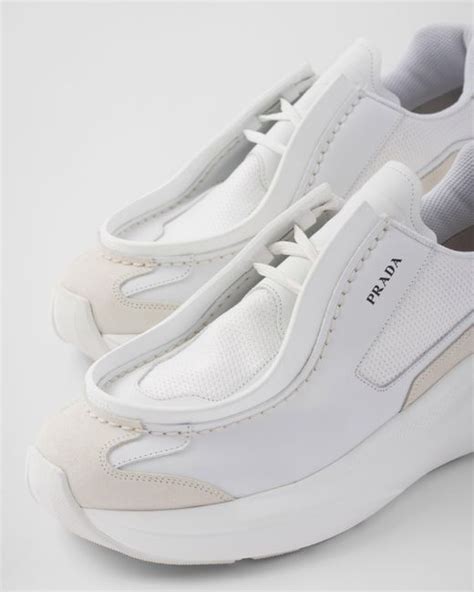 prada systeme|Prada Systeme Brushed Leather Sneaker 'White' .